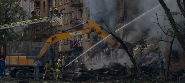 Massive Russian strike on Kyiv: &lsquo;I hope my friends are alive&rsquo;
