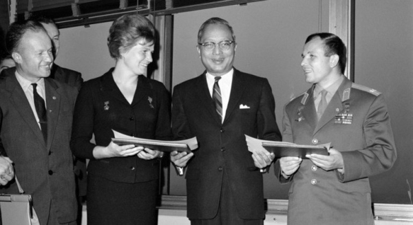 Artemis II astronauts underscore our shared humanity, in historic UN visit
